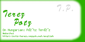 terez potz business card